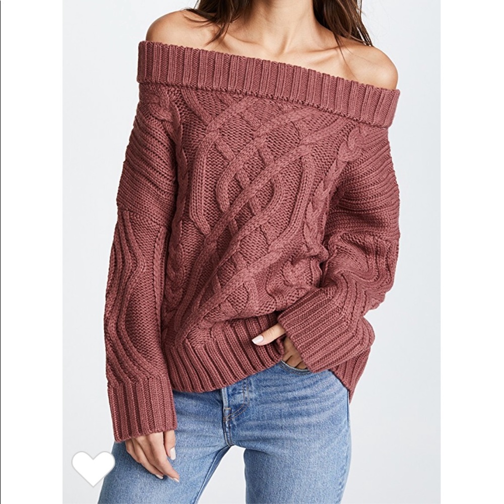J.O.A off shoulder sweater like new condition💕